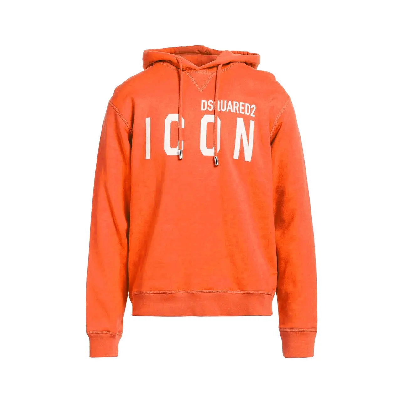 Felpa Dsquared2 Icon | Cappuccio | Arancio Dsquared