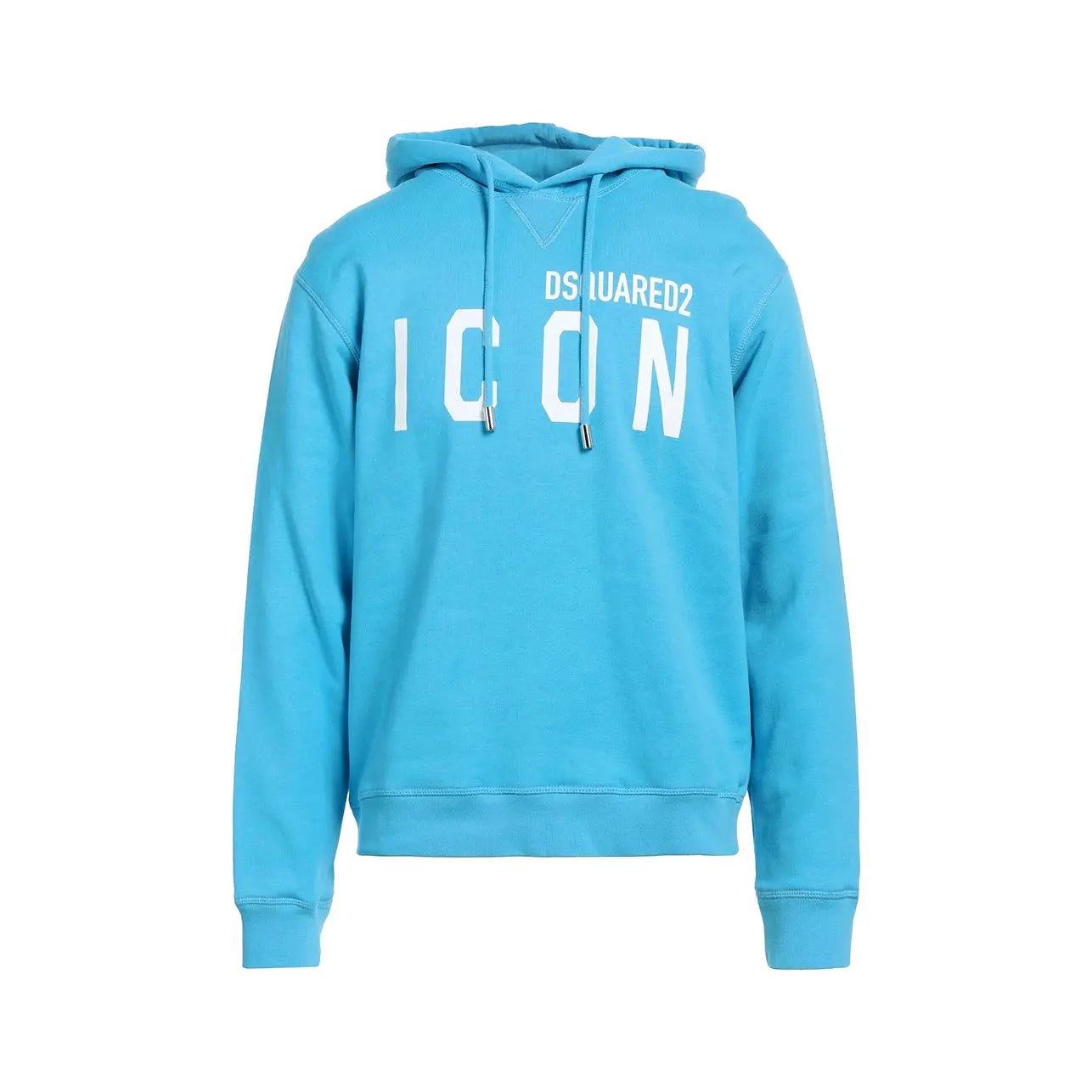 Felpa Dsquared2 Icon | Cappuccio con Logo | Celeste Dsquared