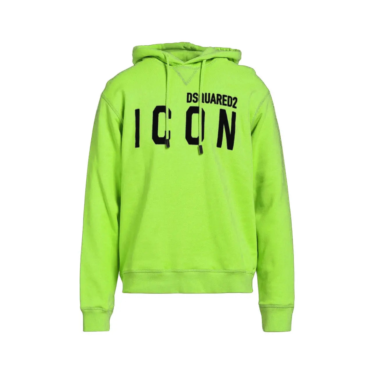 Felpa Dsquared2 Icon | Cappuccio | Verde Lime Dsquared