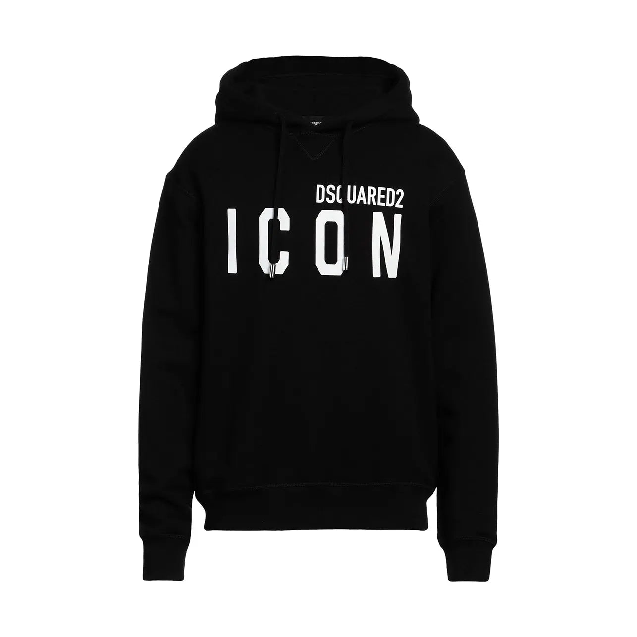 Felpa Dsquared2 Icon | Cappuccio con Logo | Nero Dsquared