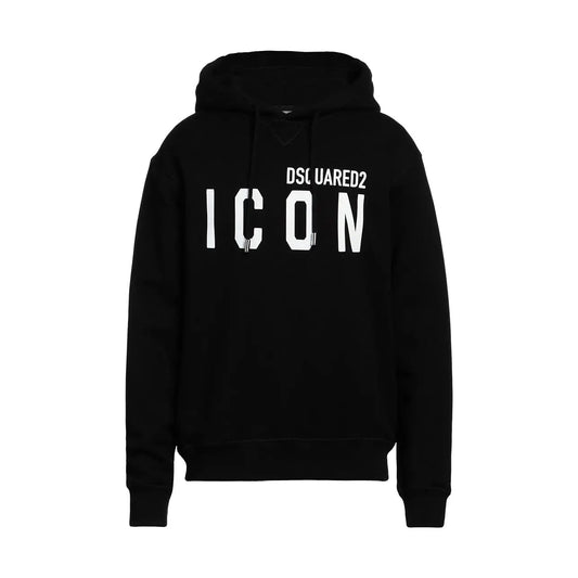 Felpa Dsquared2 Icon | Cappuccio | Nero Dsquared