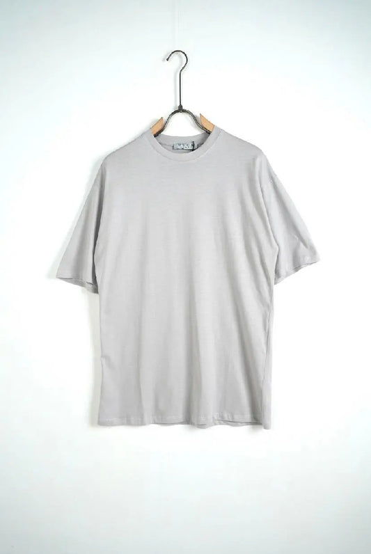 T-Shirt Duca Homme | Maglietta Basica | Girocollo | Grigio Ghiaccio