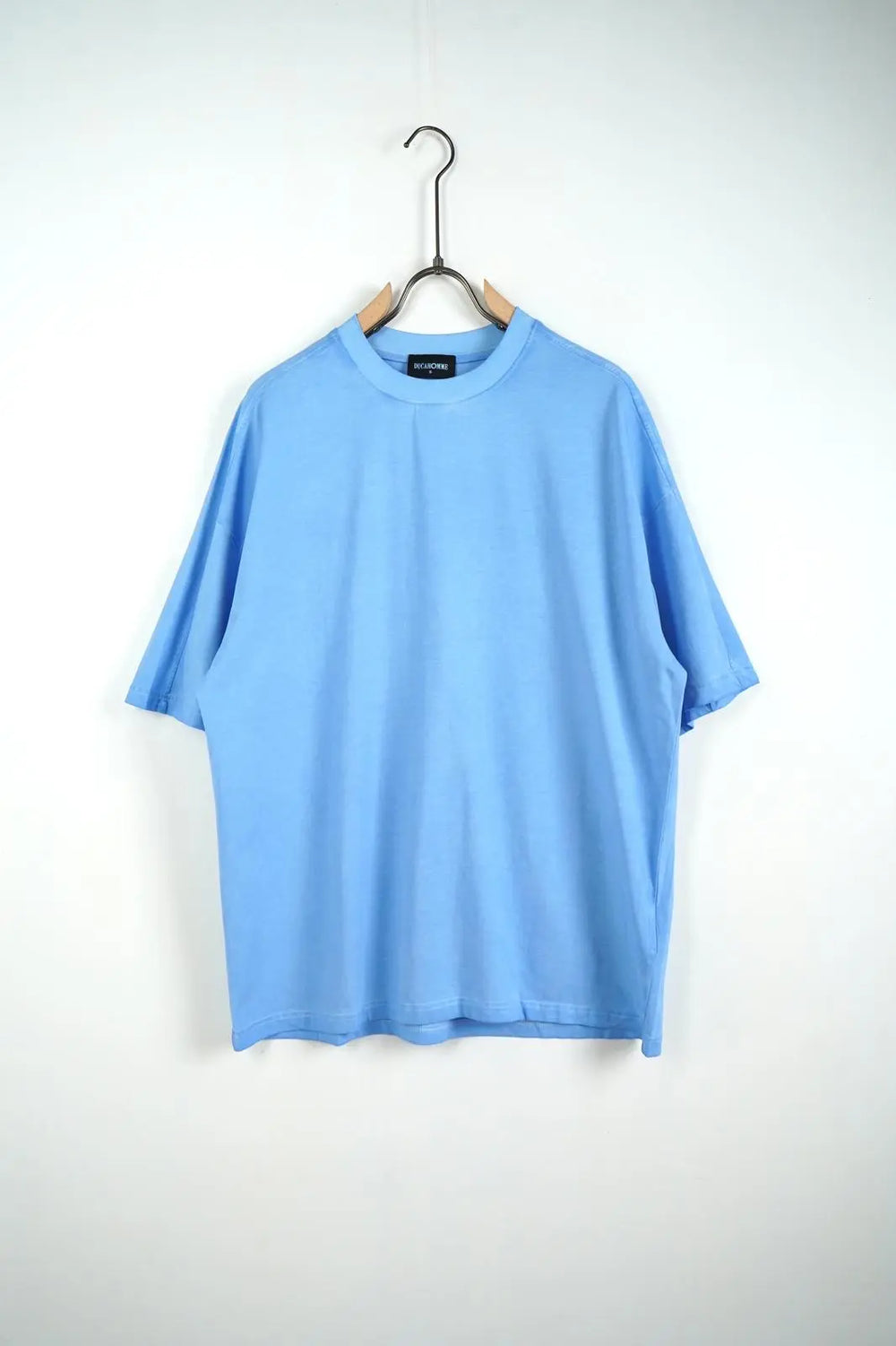 T Shirt Duca Homme Uomo | Maglietta Oversize | Effetto Slavato | Azzurro Duca Homme
