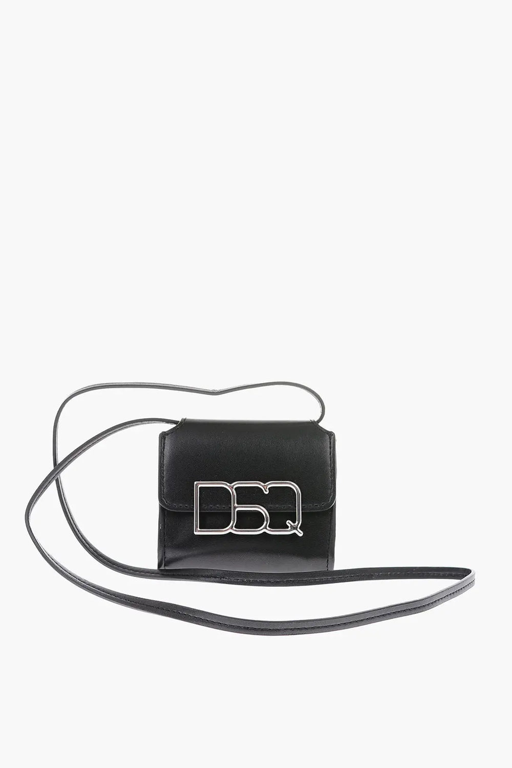 Borsa Dsquared2 | Mini Bag in Eco Pelle | Tracolla e Logo DSQ Argento Dsquared