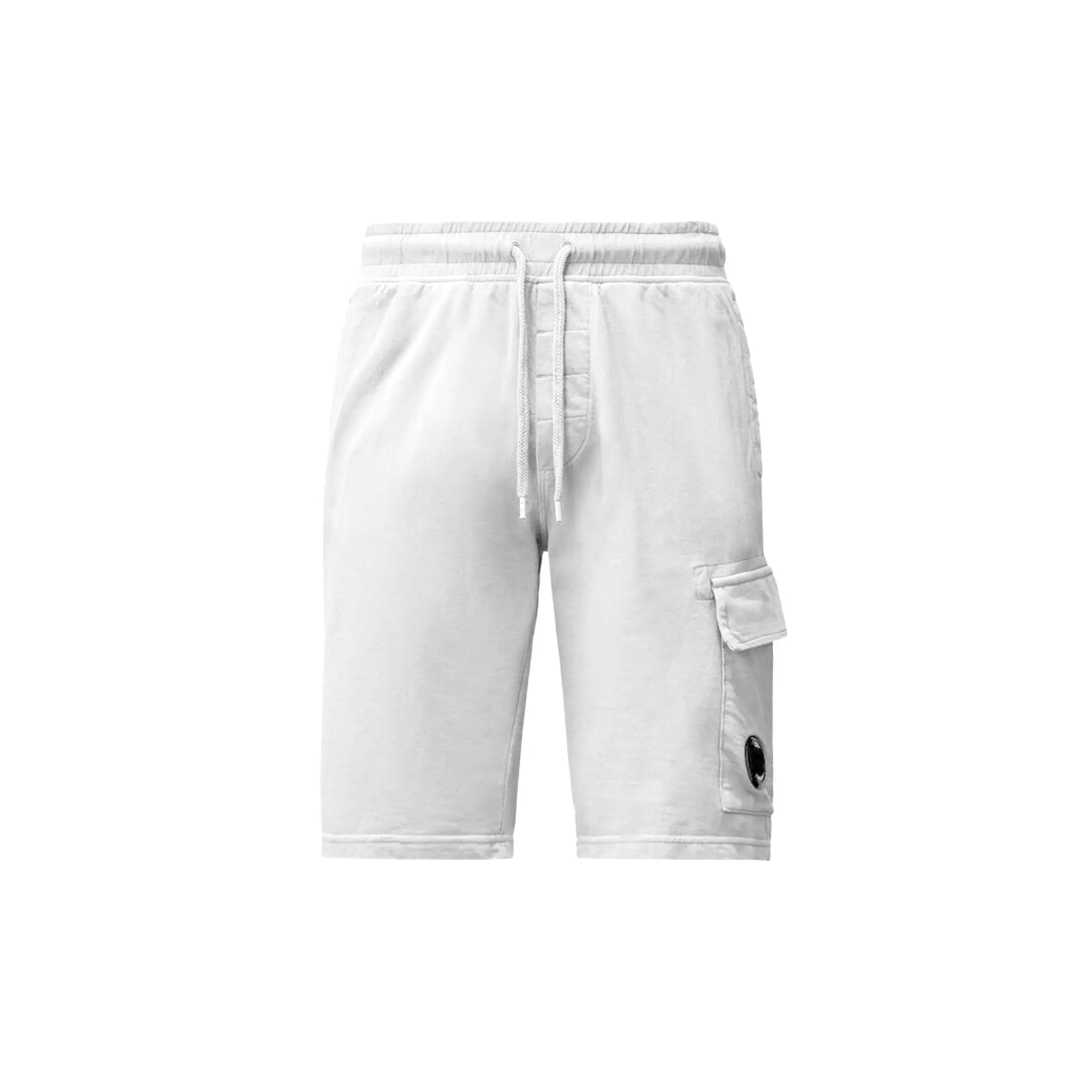 Pantaloncini CP Company | Modello Cargo | Bianco | Outlet CP Company