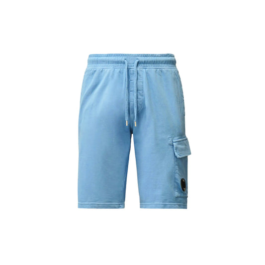 Pantaloncini CP Company | Modello Cargo | Celeste | Outlet CP Company