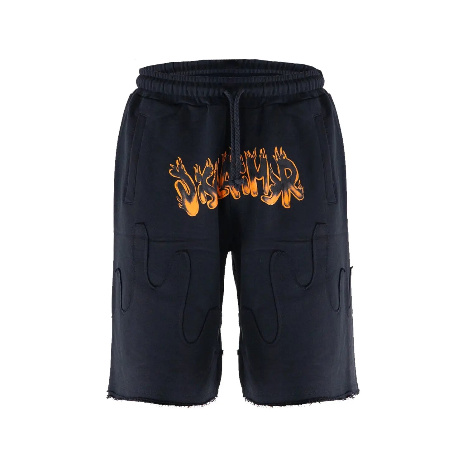 Pantaloncini Disclaimer Uomo | Logo Fiamma | Nero Disclaimer