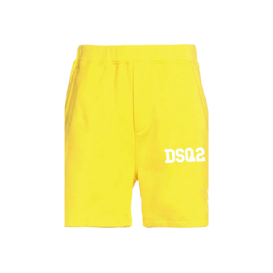 Pantaloncini Dsquared2 | Modello Unisex | Logo DSQ2 | Giallo Dsquared