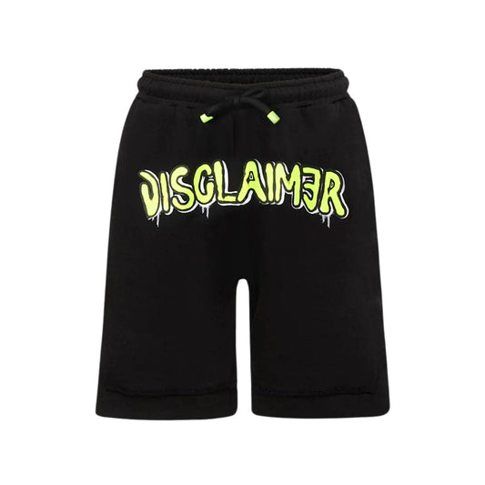 Pantaloncini Disclaimer Uomo | Logo | Nero Disclaimer