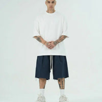 Pantaloncini Duca Homme Oversize Blu Duca Homme