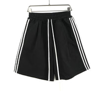 Pantaloncini Duca Homme Baggy Nero a Righe