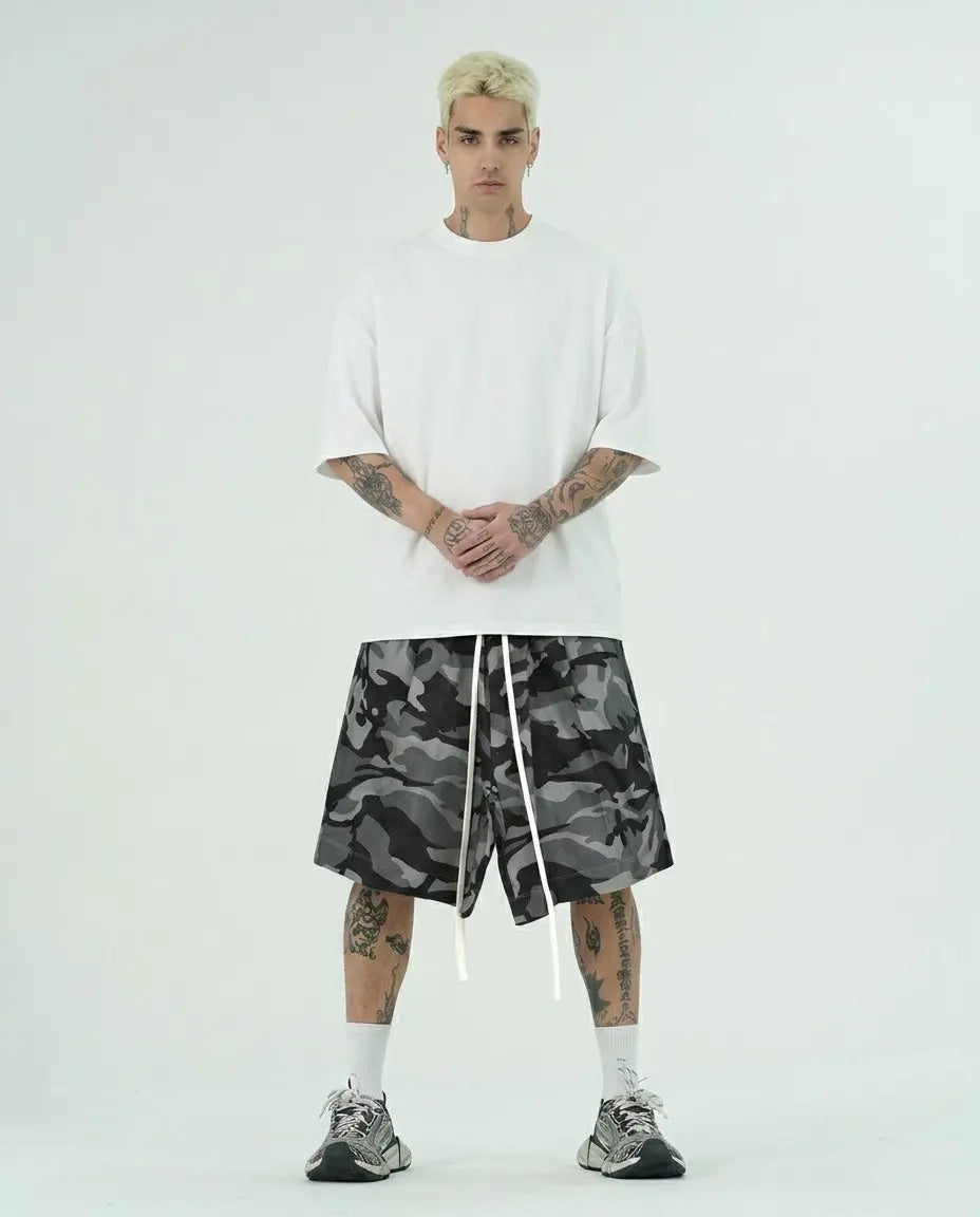Pantaloncini Duca Homme Uomo Stampa Militare Duca Homme