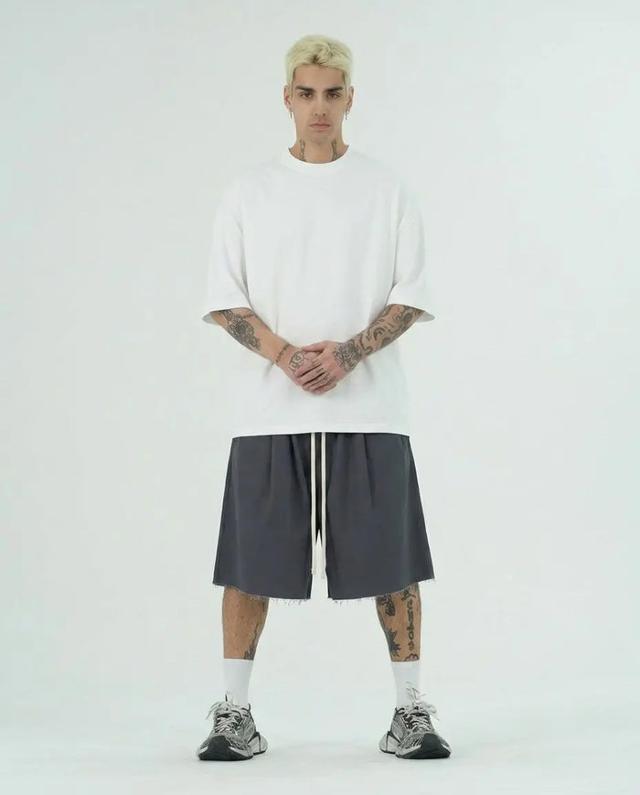 Pantaloncini Duca Homme Oversize Grigi Duca Homme