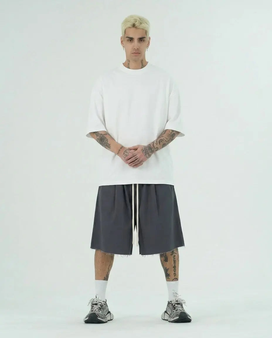 Pantaloncini Duca Homme Oversize Grigi Duca Homme