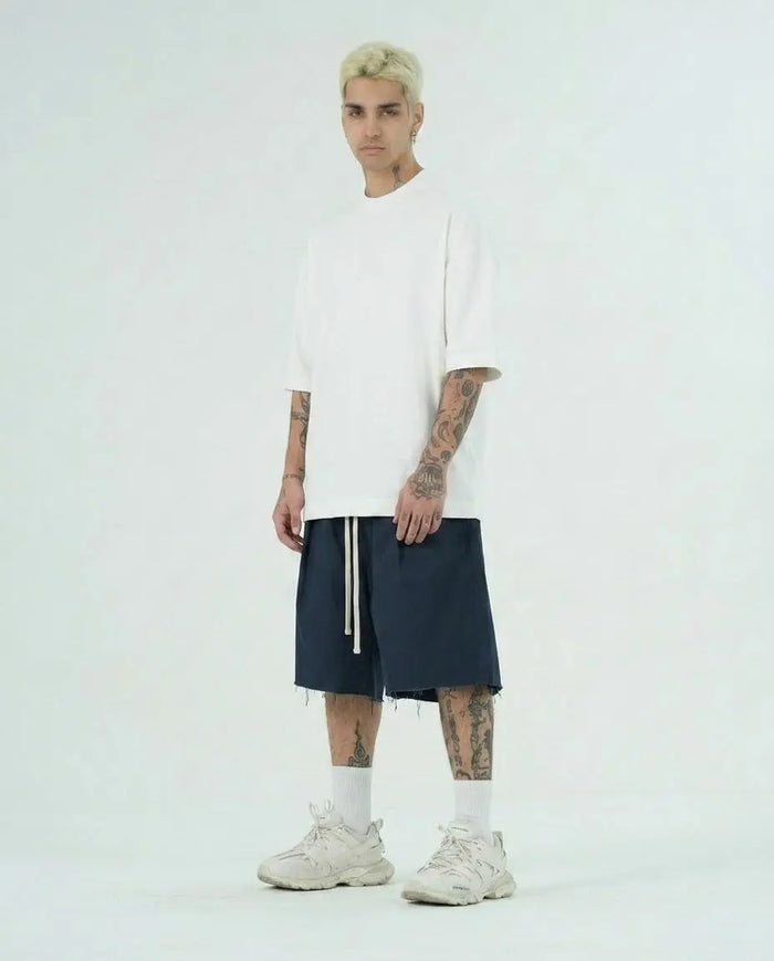 Pantaloncini Duca Homme Oversize Blu Duca Homme