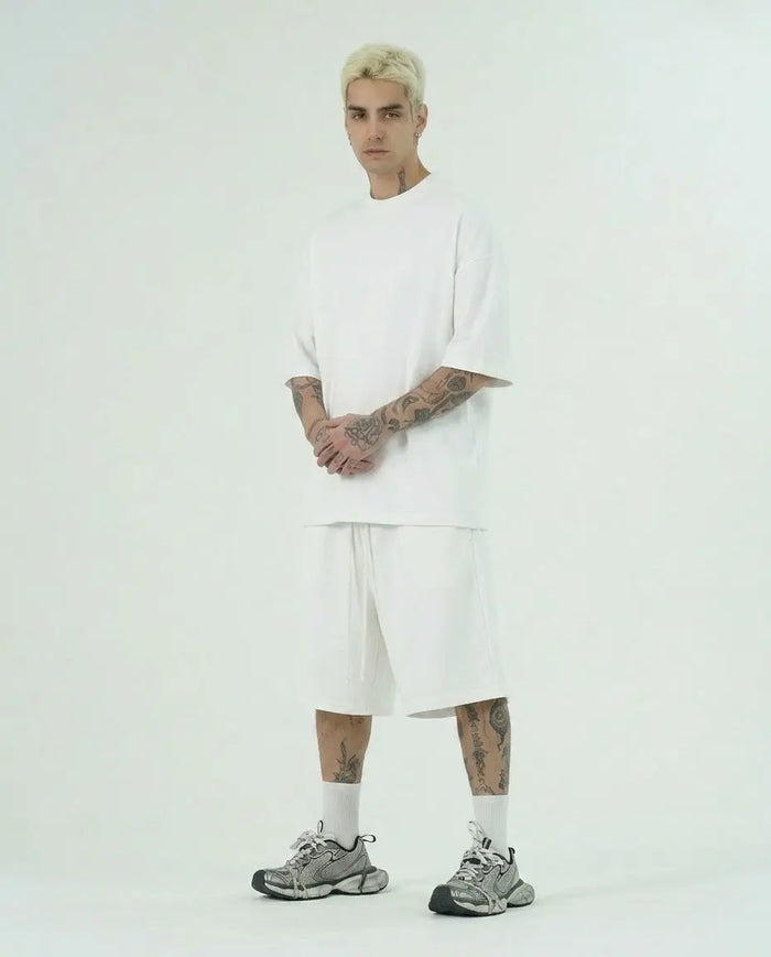 Pantaloncini Duca Homme Baggy Bianco Duca Homme