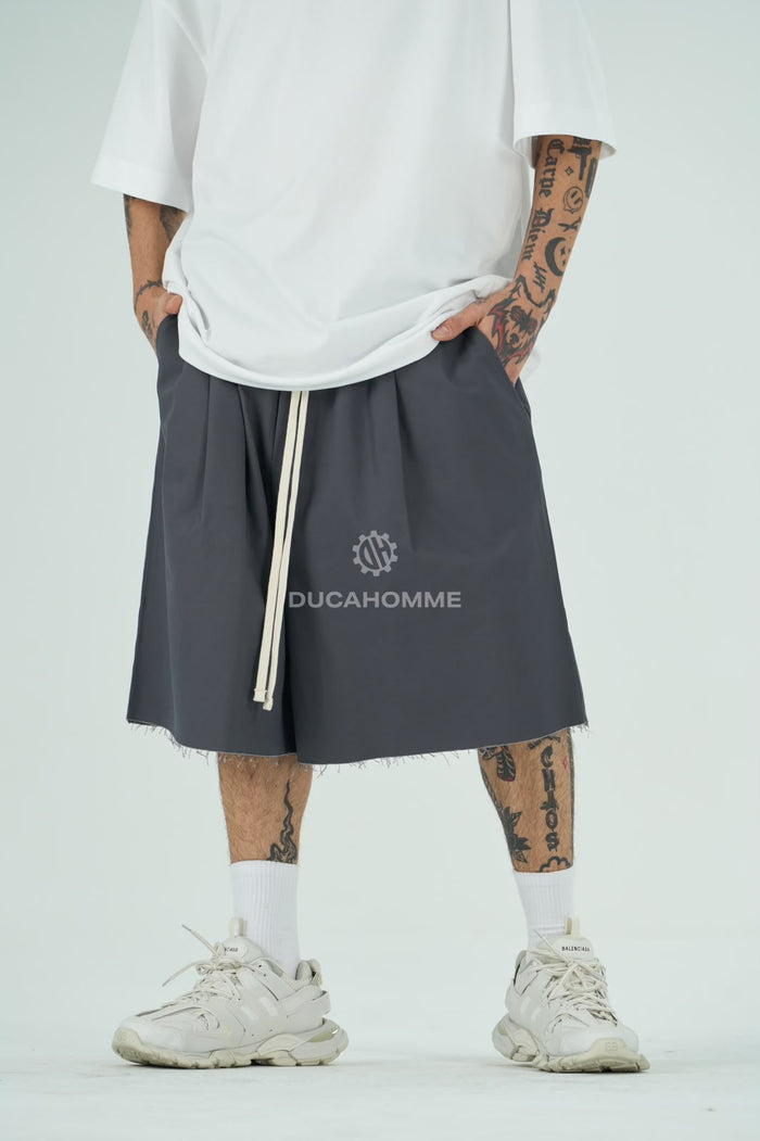 Pantaloncini Duca Homme Oversize Grigi