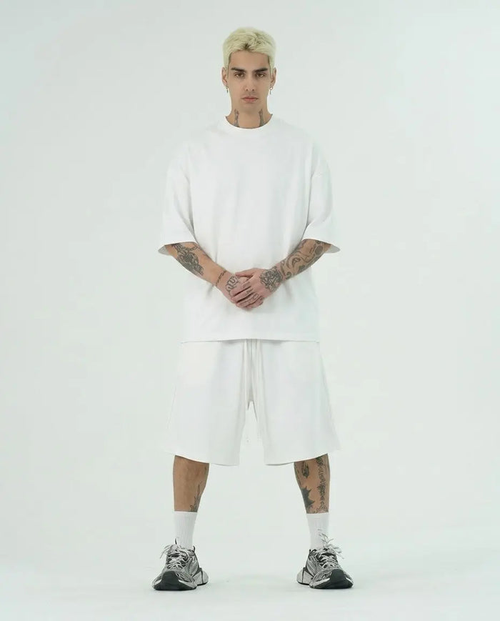 Pantaloncini Duca Homme Baggy Bianco Duca Homme