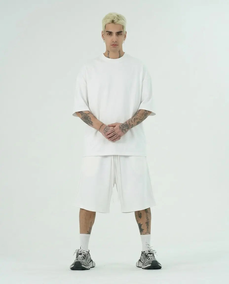 Pantaloncini Duca Homme Baggy Bianco Duca Homme