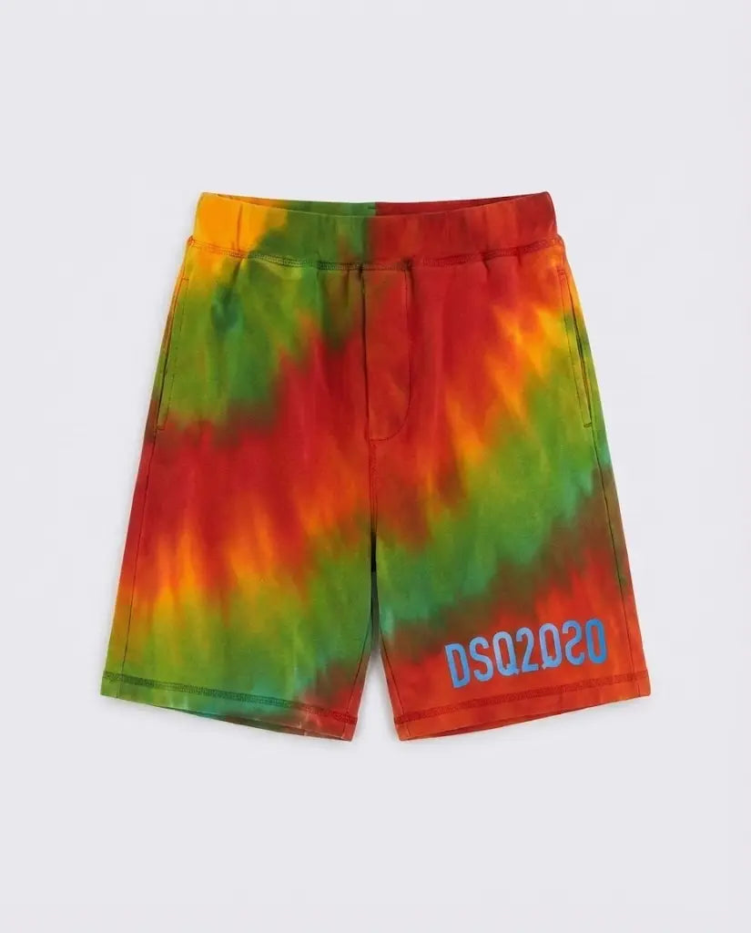 Pantaloncini Dsquared2 | Modello Oversize | Logo DSQ2 | Tie Dye Dsquared2