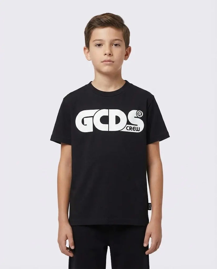 T-SHIRT GCDS UNISEX NERO/BIANCO GCDS
