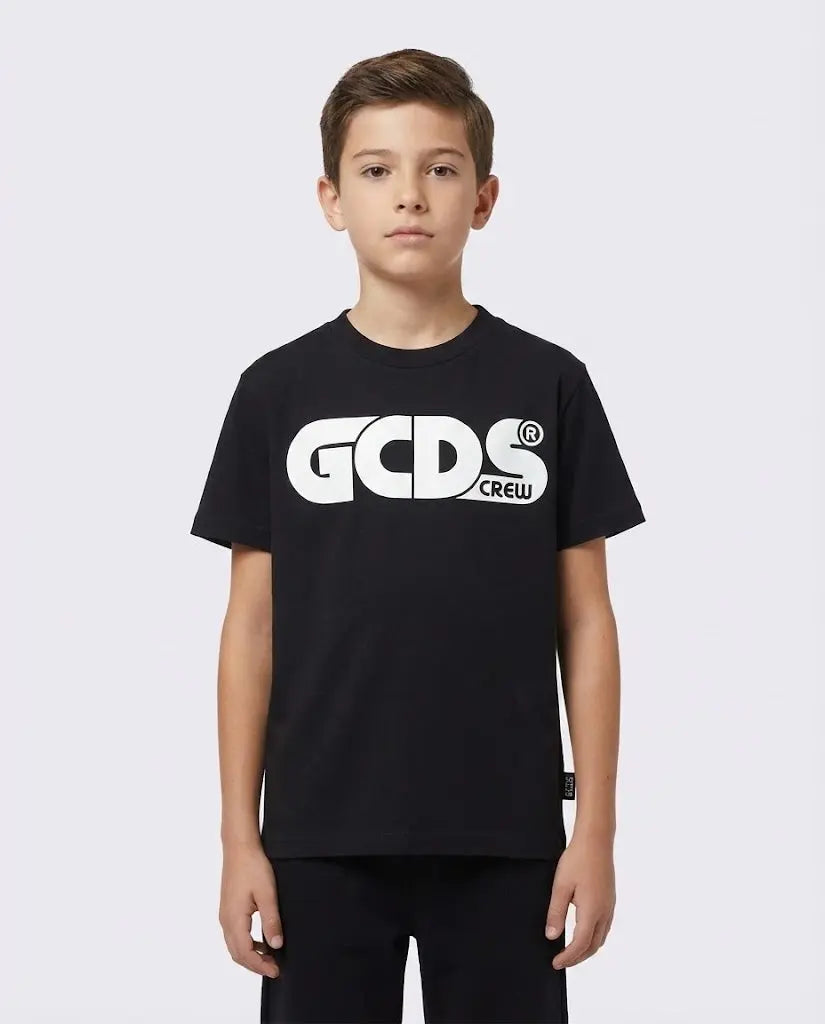 T-SHIRT GCDS UNISEX NERO/BIANCO GCDS