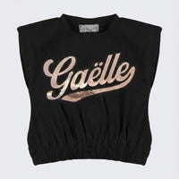 Gaelle Paris Donna | Canotta con Logo | Nero | Outlet Gaelle Paris