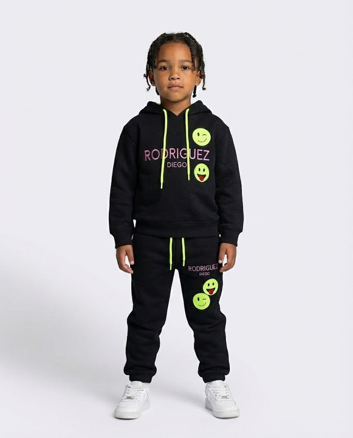 Tuta Bambino Diego Rodriguez Smile Nera Hype Outlet