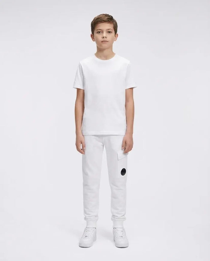 Pantaloni CP Company | Modello Cargo | Bianco | Outlet CP Company