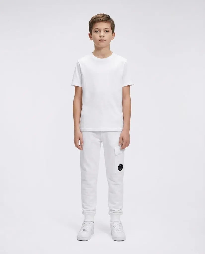 Pantaloni CP Company | Modello Cargo | Bianco | Outlet CP Company