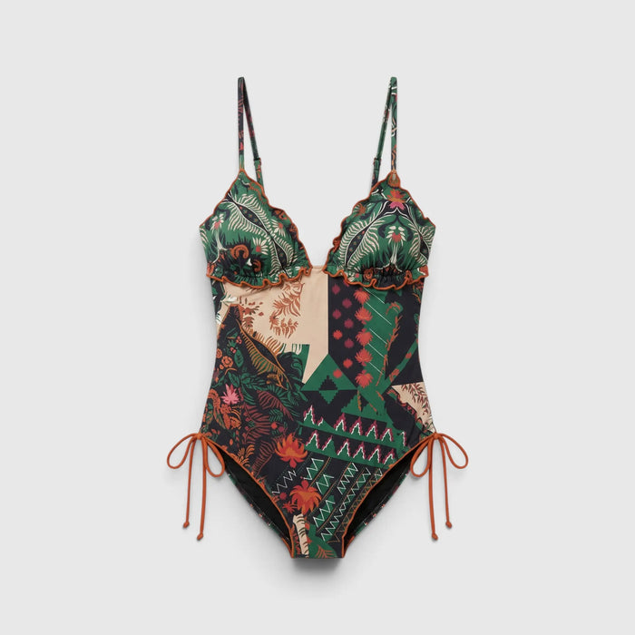 Costume Effek Donna | Modello Intero | Fantasia Verde | Costumi F**K | Outlet Effek