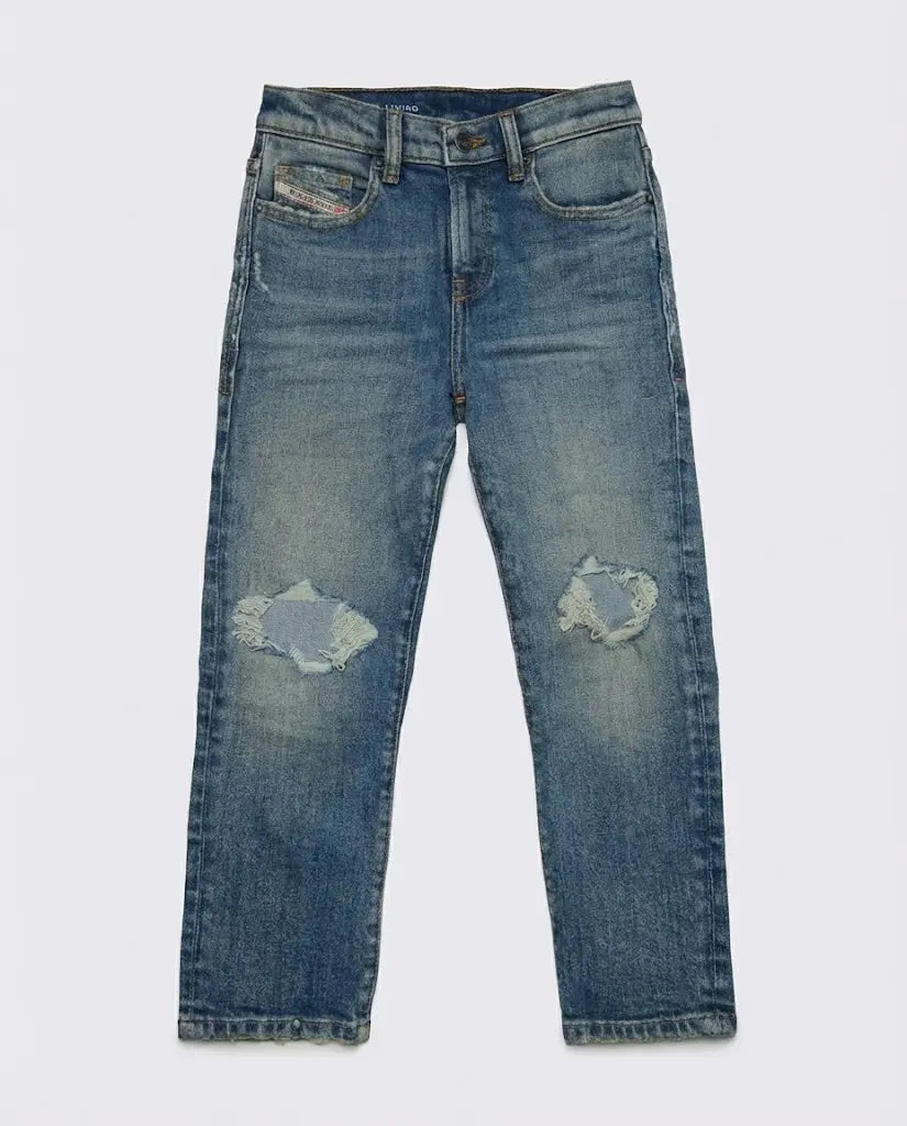 Jeans Diesel | Effetto Slavato con Rotture | Outlet Diesel