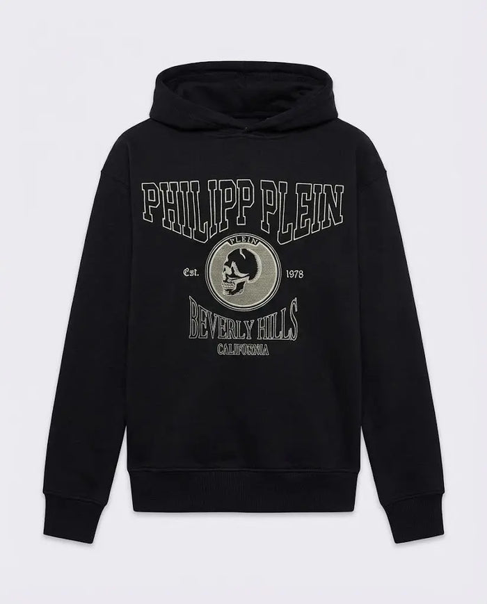 Felpa Philipp Plein | Logo Teschio | Nero Philipp Plein