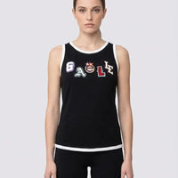 Canottiera Gaelle Donna Basket Nero Gaelle Paris