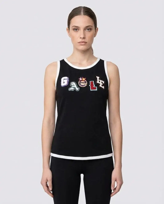 Canottiera Gaelle Donna Basket Nero Gaelle Paris