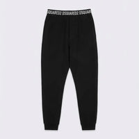 Pantaloni Dsquared2 | Logo Elastico in Vita | Linea Home | Nero Dsquared2