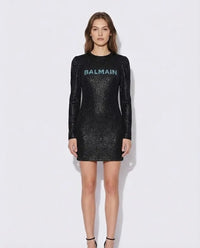 Abito Balmain Logo Swarovsky Donna Balmain