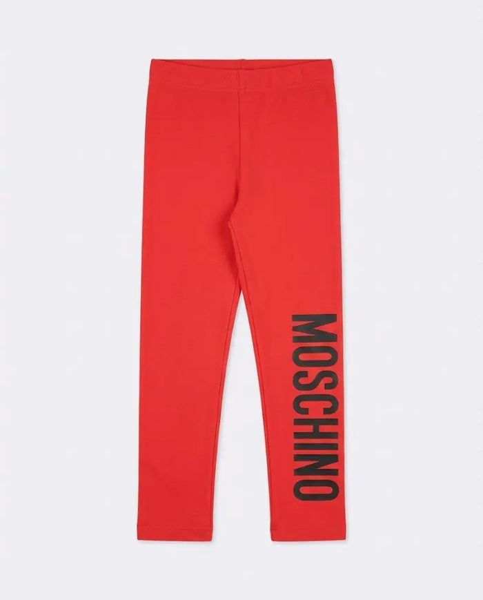 Leggings Moschino Kids | Ragazza Donna | Logo Moschino | Rosso Moschino Kids