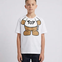 T Shirt Moschino Kids | Unisex | Logo Orsetto Toy | Bianco Moschino Kids