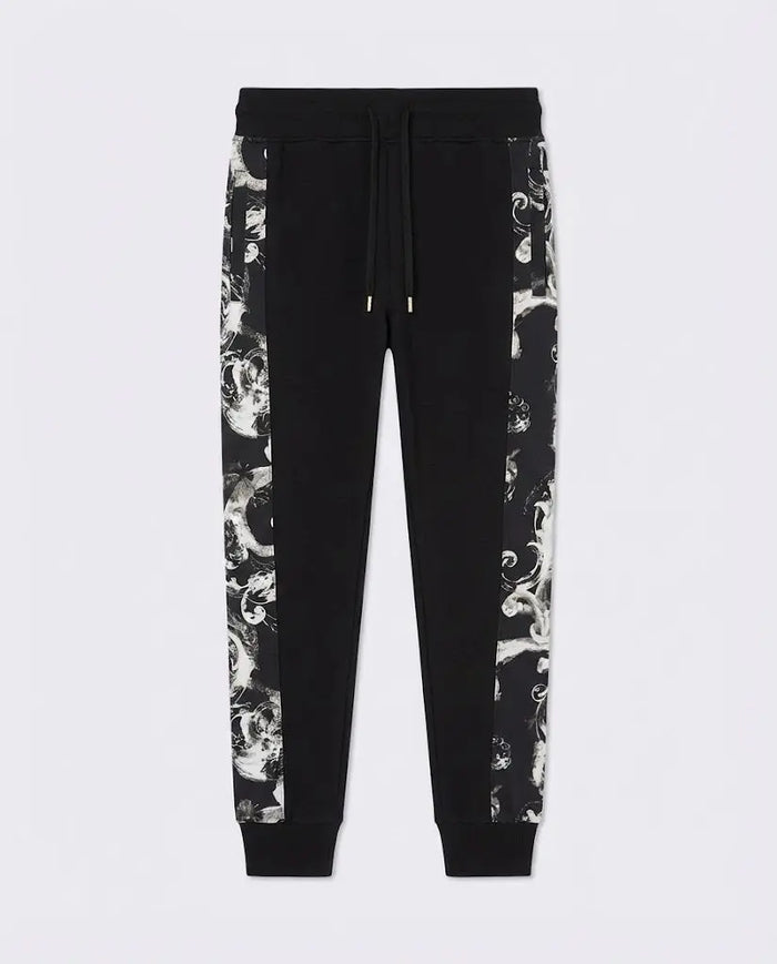 Pantalone Versace Jeans Couture Uomo | Banda Barocco | Nero Versace Jeans