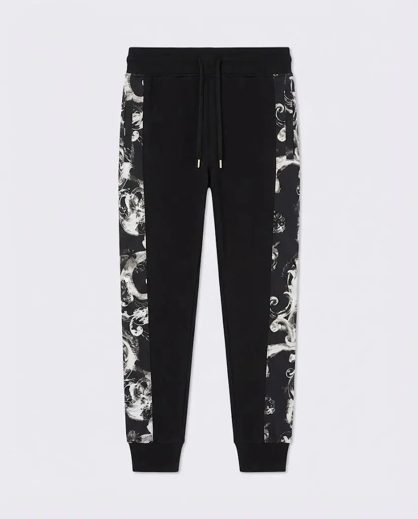 Pantalone Versace Jeans Couture Uomo | Banda Barocco | Nero Versace Jeans