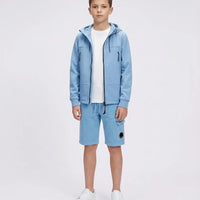 Pantaloncini CP Company | Modello Cargo | Celeste | Outlet CP Company