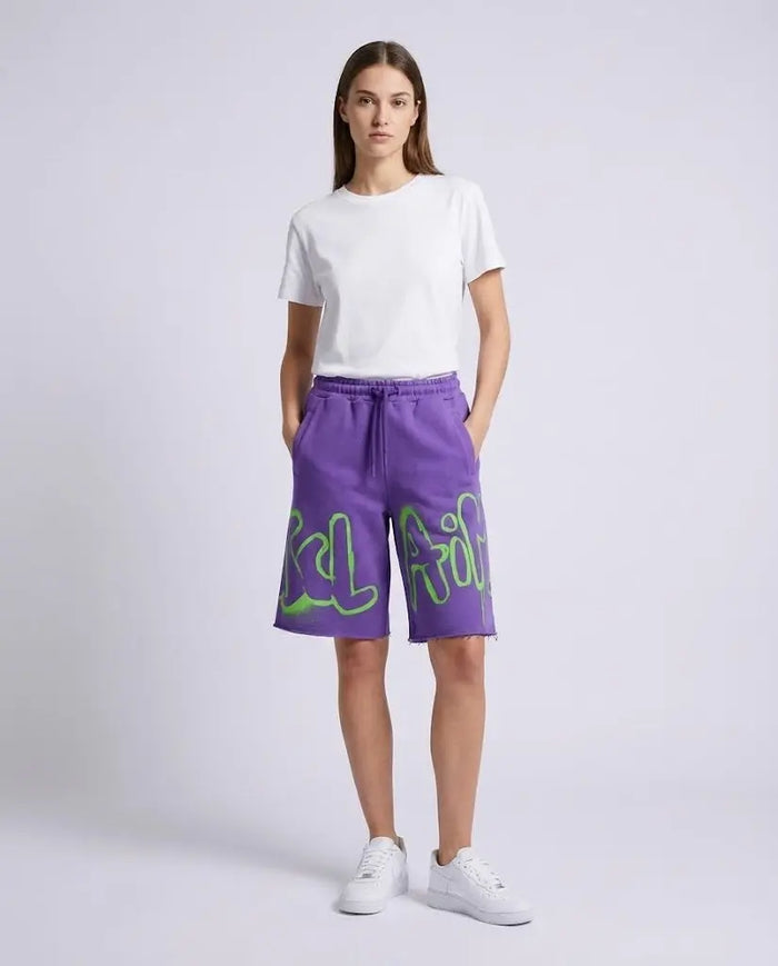 Pantaloncini Disclaimer Uomo | Logo | Viola Disclaimer