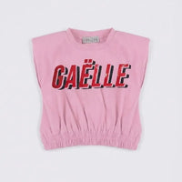 Gaelle Paris Donna | Canotta con Logo | Rosa | Outlet Gaelle Paris