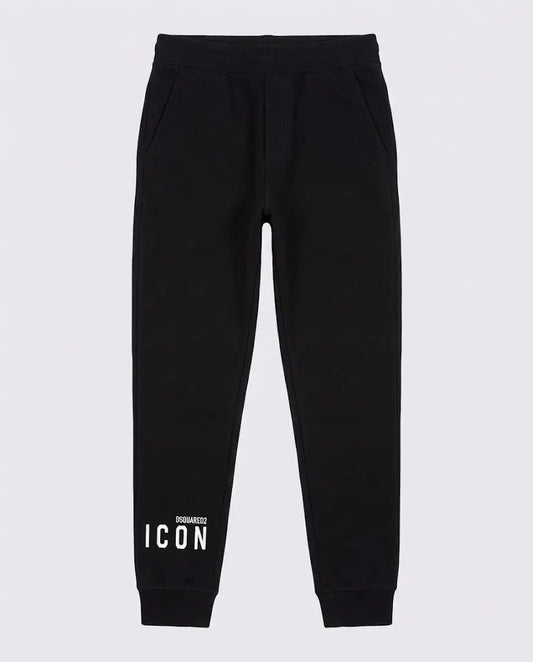 Pantaloni Dsquared2 Icon | Modello Unisex | MIni Logo | Nero Dsquared2