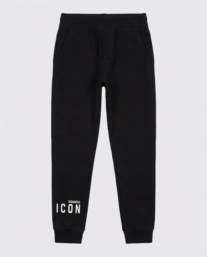 Pantaloni Dsquared2 Icon | Modello Unisex | MIni Logo | Nero Dsquared2