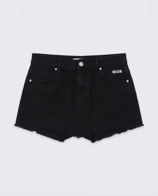 Pantaloncini Msgm | Shorts Donna | Colore Nero | Outlet MSGM