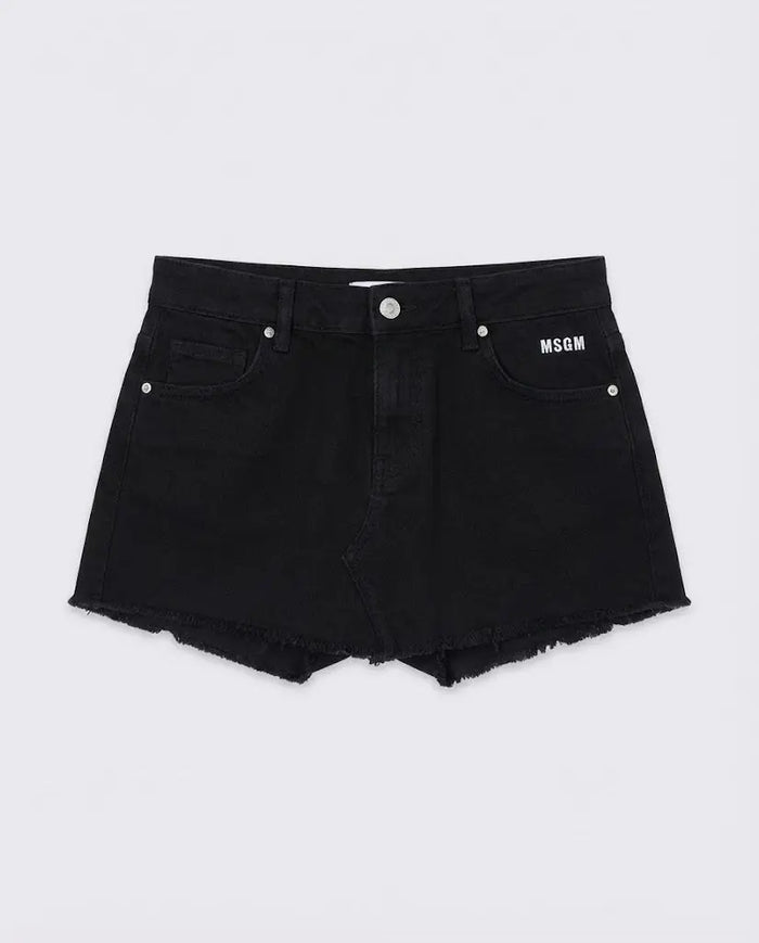 Pantaloncini Msgm | Shorts Donna | Colore Nero | Outlet MSGM