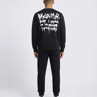 Felpa Disclaimer Uomo | Nero Disclaimer