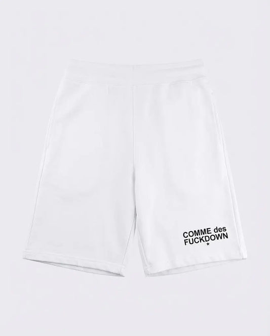 Comme Des Fuckdown | Pantaloncini con Logo | Colore Beige | Outlet Comme Des Fuckdown